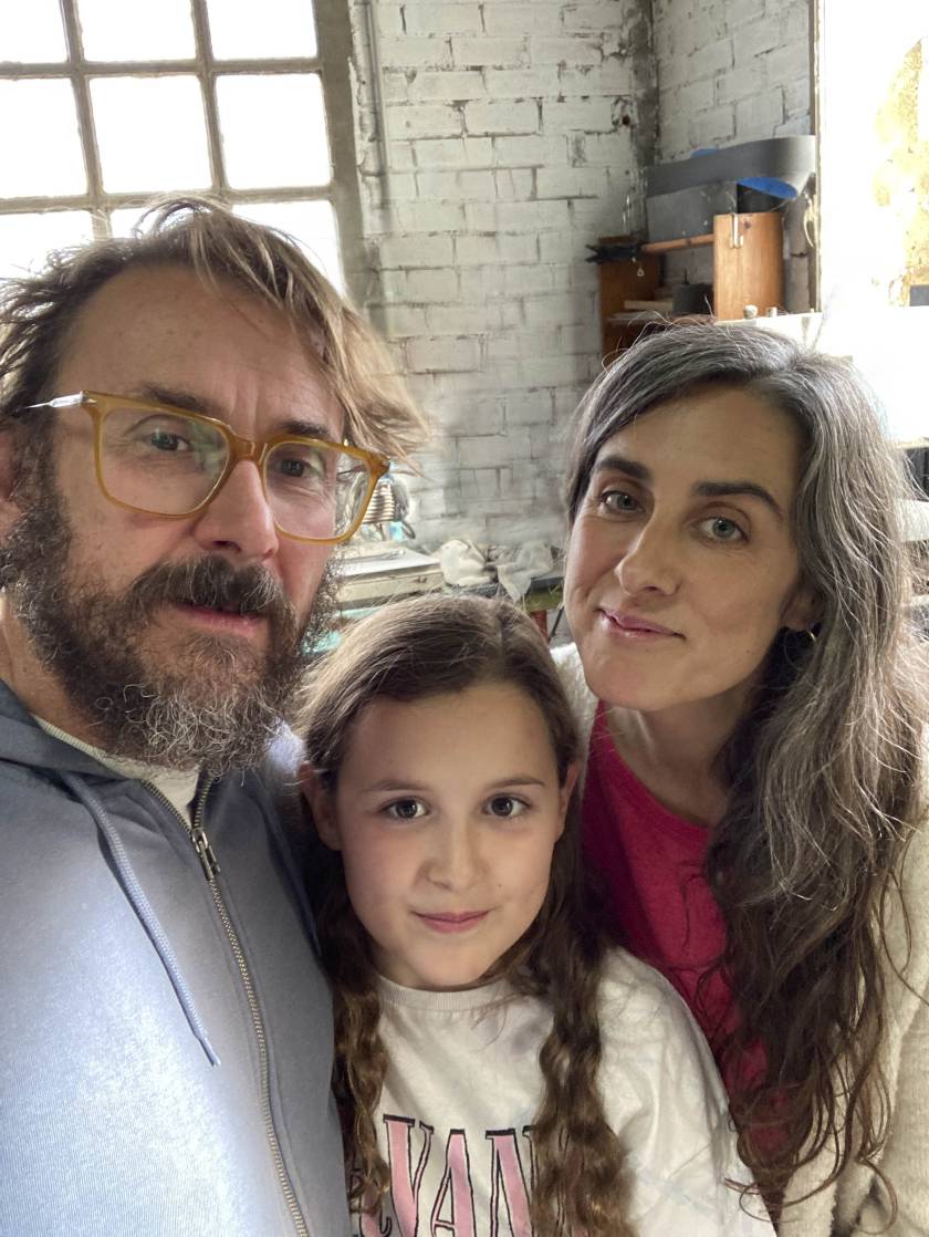 Sandra Moneny, Toni Campoy y Maria